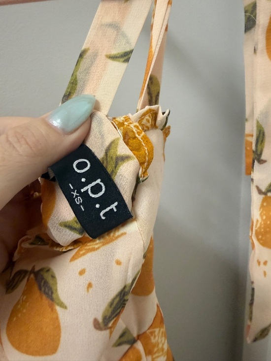 o.p.t. Lemon Print Ruffle Mini Dress - Picture 6 of 6